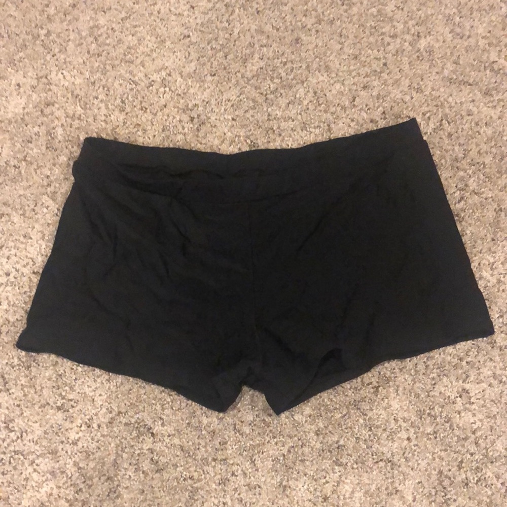 Black swim shorts size XL